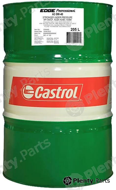 Castrol-Au 3394492 — Engine Oil