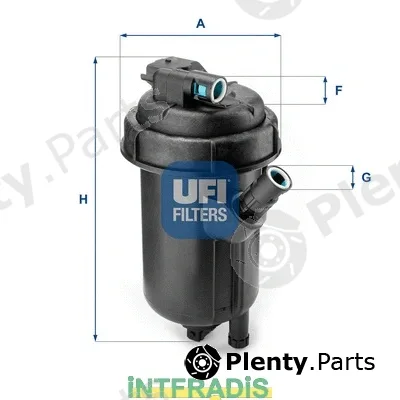 Intfradis 101065 — Housing, fuel filter