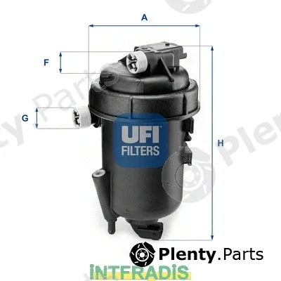 Intfradis 101071 — Housing, fuel filter
