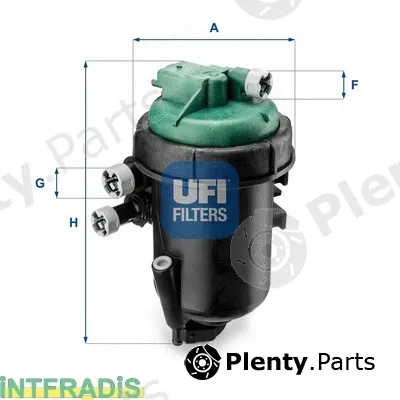 Intfradis 101072 — Housing, fuel filter