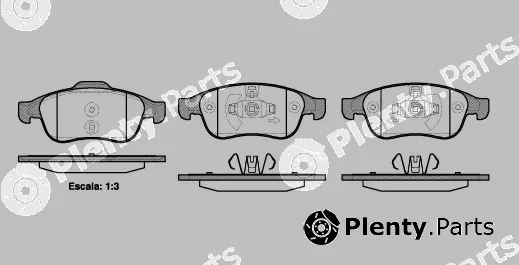 New Blox NB24538S02 — Brake Pad Set, disc brake