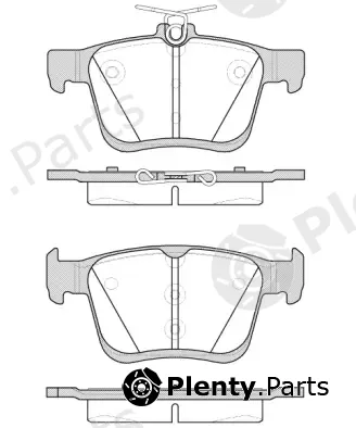 New Blox NB25008N00 — Brake Pad Set, disc brake