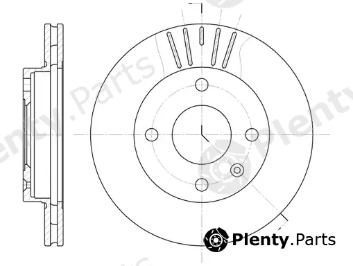 New Blox NB012070V04F — Brake Disc