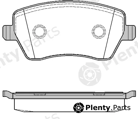 New Blox NB23973V00 — Brake Pad Set, disc brake