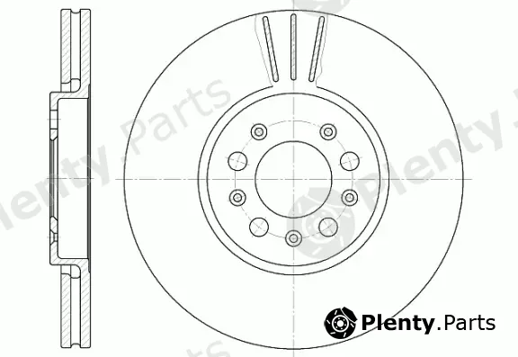 New Blox NB016550V05F — Brake Disc