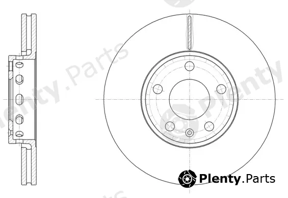New Blox NB014390V05F — Brake Disc