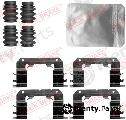 Quick Brake 109-1866 — Accessory Kit, disc brake pad