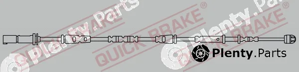 Quick Brake WS0360A — Warning Contact, brake pad wear