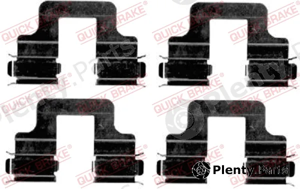 Quick Brake 109-1606 — Accessory Kit, disc brake pad