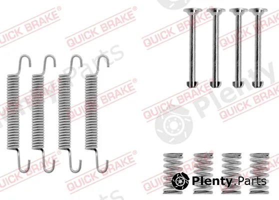 Quick Brake 105-0667 — Accessory Kit, parking brake shoes