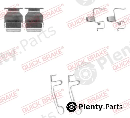 Quick Brake 109-1604 — Accessory Kit, disc brake pad