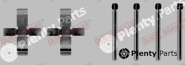 Quick Brake 109-0905 — Accessory Kit, disc brake pad