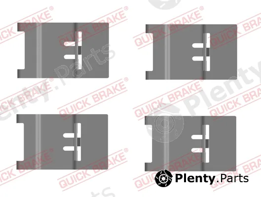 Quick Brake 109-0110R-1 — Accessory Kit, disc brake pad