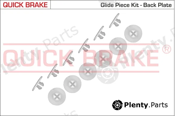 Quick Brake 6858K — Accessory Kit, brake shoes