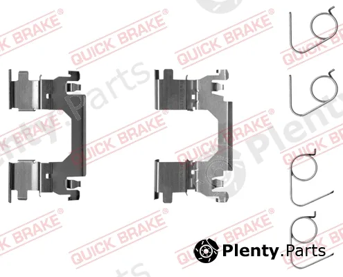 Quick Brake 109-0053R-1 — Accessory Kit, disc brake pad
