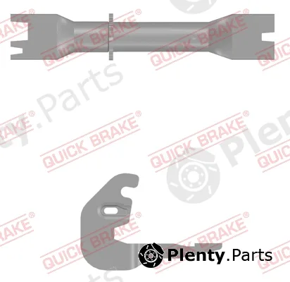 Quick Brake 11153010-1L — Adjuster Set, drum brake