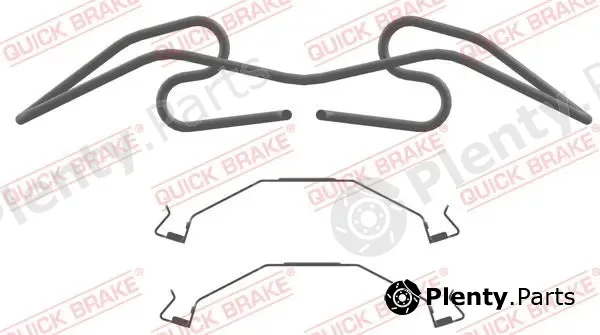 Quick Brake 109-0133R-1 — Accessory Kit, disc brake pad