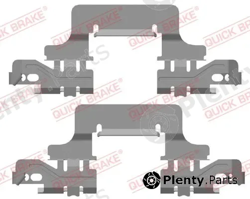 Quick Brake 109-0129R-1 — Accessory Kit, disc brake pad