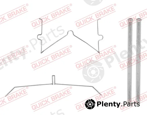 Quick Brake 109-0003-1 — Accessory Kit, disc brake pad