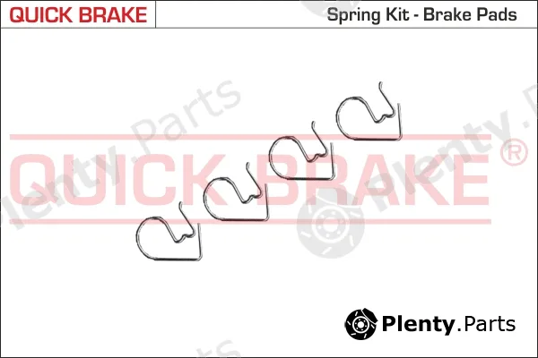 Quick Brake 9114K-02 — Accessory Kit, disc brake pad