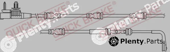 Quick Brake WS0432B — Warning Contact, brake pad wear