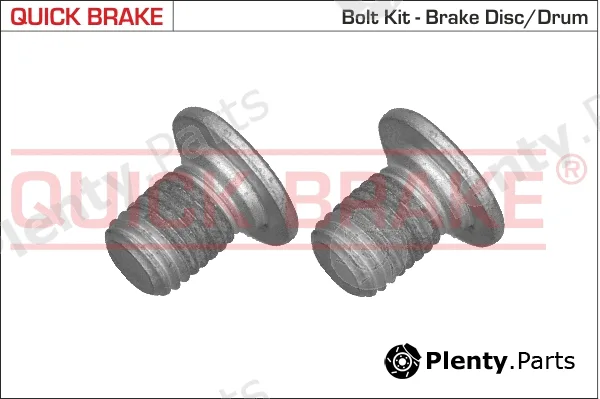 Quick Brake 11661K — Screw Set, brake disc