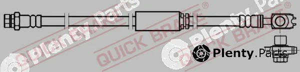Quick Brake 58.893X — Brake Hose