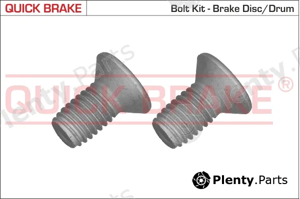 Quick Brake 11670K — Screw Set, brake disc