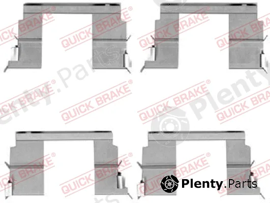Quick Brake 109-1783 — Accessory Kit, disc brake pad