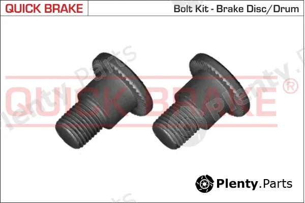 Quick Brake 11679K — Screw Set, brake disc