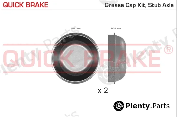 Quick Brake 9827K — Cap, wheel bearing