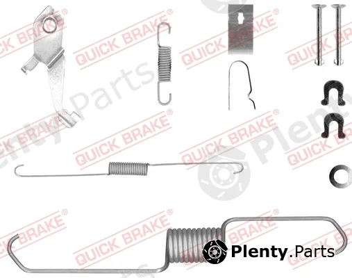 Quick Brake 105-0856X-1L — Accessory Kit, brake shoes