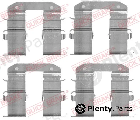 Quick Brake 109-1734 — Accessory Kit, disc brake pad