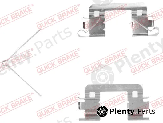 Quick Brake 109-1811R-1 — Accessory Kit, disc brake pad