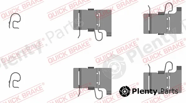 Quick Brake 109-0084R-1 — Accessory Kit, disc brake pad
