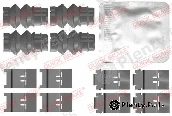 Quick Brake 109-0152 — Accessory Kit, disc brake pad