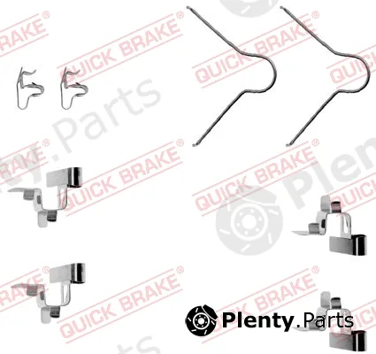 Quick Brake 109-1030-1 — Accessory Kit, disc brake pad