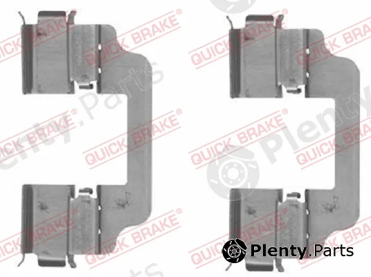 Quick Brake 109-1828R-1 — Accessory Kit, disc brake pad