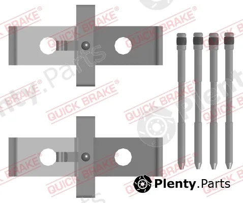 Quick Brake 109-0136 — Accessory Kit, disc brake pad
