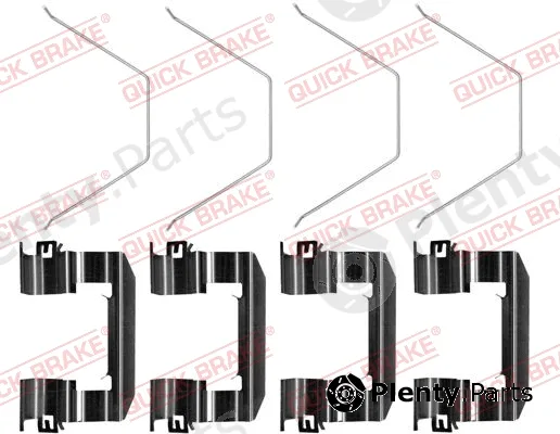 Quick Brake 109-0021 — Accessory Kit, disc brake pad