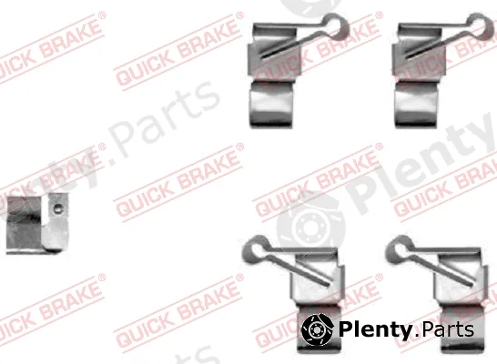 Quick Brake 109-1238-1R — Accessory Kit, disc brake pad