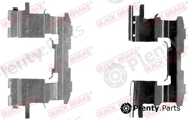 Quick Brake 109-1631-1 — Accessory Kit, disc brake pad