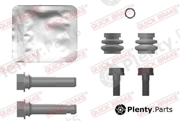 Quick Brake 113-0043X — Guide Sleeve Kit, brake caliper