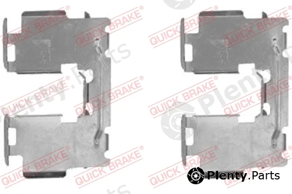 Quick Brake 109-1760-1 — Accessory Kit, disc brake pad