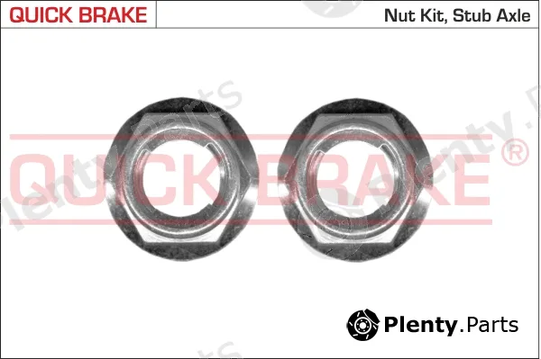Quick Brake 9806K — Nut, stub axle