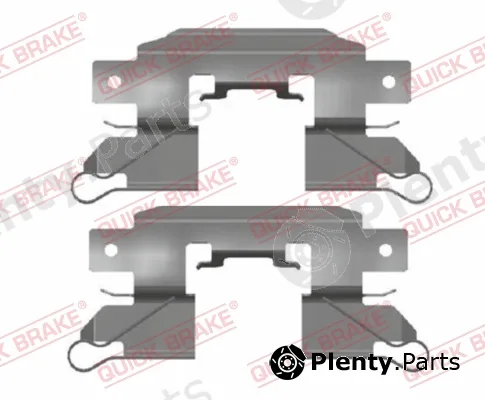 Quick Brake 109-0151R-1 — Accessory Kit, disc brake pad