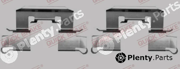 Quick Brake 109-0062R-1 — Accessory Kit, disc brake pad