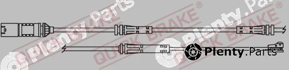 Quick Brake WS0445A — Warning Contact, brake pad wear