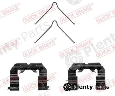 Quick Brake 109-0089R-1 — Accessory Kit, disc brake pad