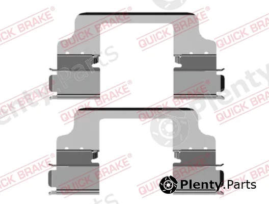 Quick Brake 109-0150R-1 — Accessory Kit, disc brake pad